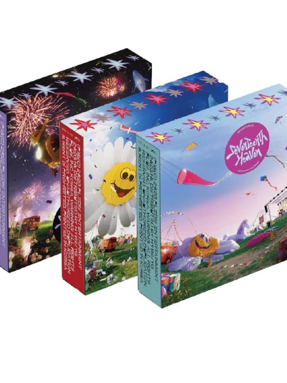 Seventeen Heaven Album Box Set - Colorful Festival Artwork